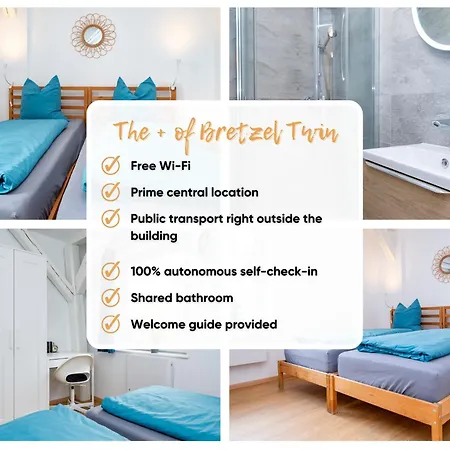 Bretzel Twin Petite Venise Vieille Center Wi-fi * Colmar