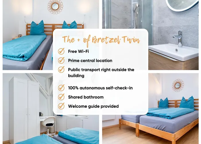 Bretzel Twin Petite Venise Vieille Center Wi-fi 3* Colmar